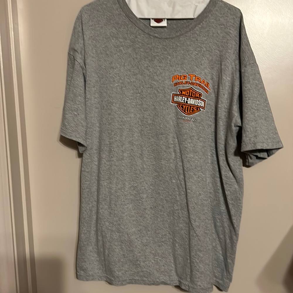 “I got mine at” tee shirt. Pig Trail Harley Davidson in Rogers Arkansas.